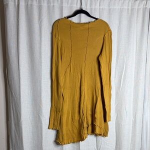 We The Free Mustard Asymmetrical Dress